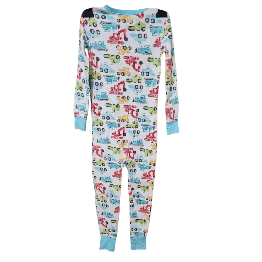 NWT Old Navy Pajama Onesie Construction Vehicle Print Size 5T